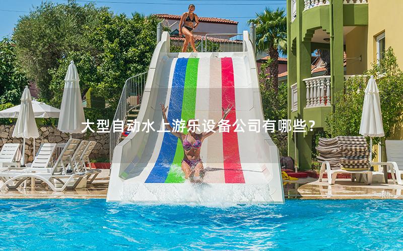 大型自動水上游樂設(shè)備公司有哪些？